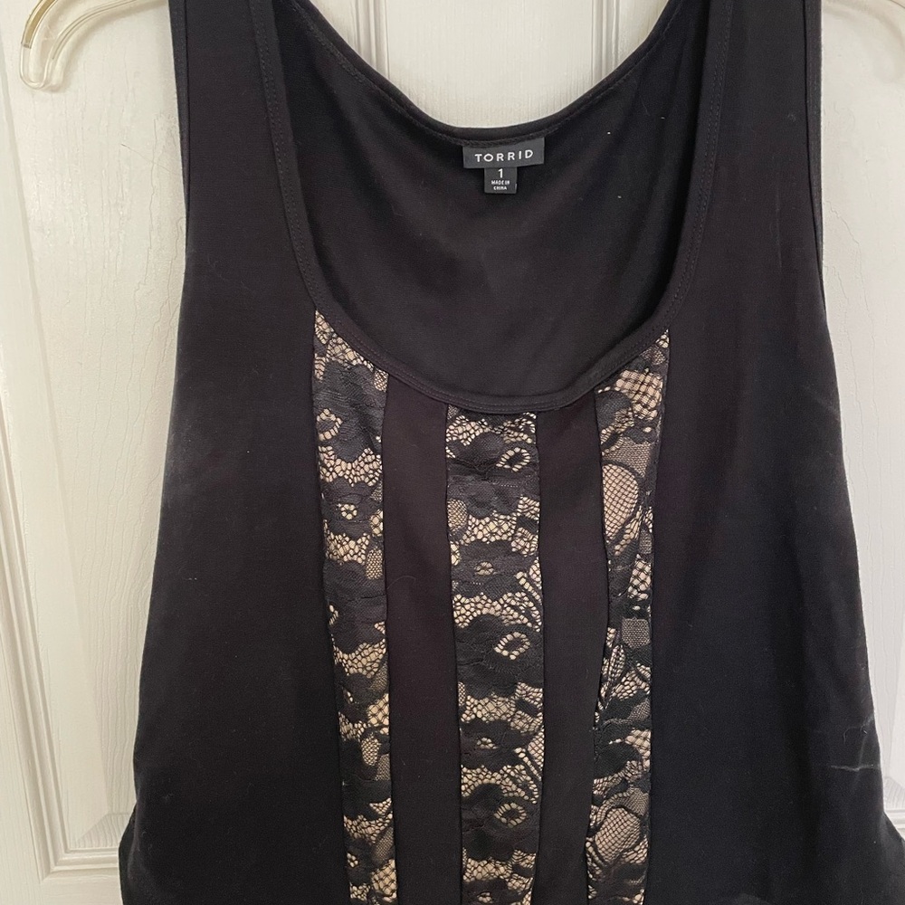 Torrid Black Sleeveless Top